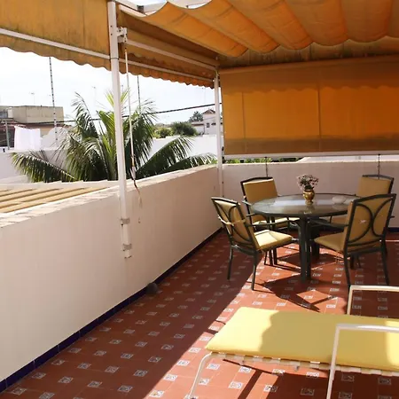 Апартаменты 300-meter-bis-zum-strand-caracola-wohnung-mit-garten